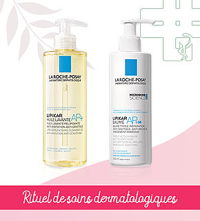 Rituel de soins dermatologiques - La Roche-Posay Lipikar