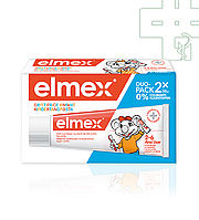 Elmex Dentifrice enfant 2 à 6 ans - 2x50ml