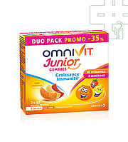 Omnivit Junior Gummies 90mg - Duopack 2x30 gommes