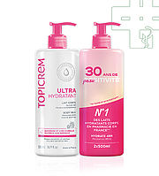 Topicrem Lait corps ultra hydratant - Duo 2x500ml