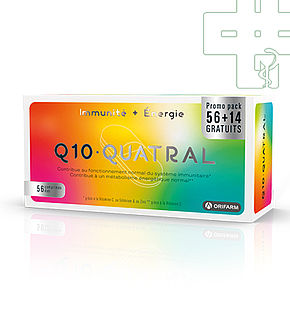 Q10 Quatral - Promopack 56 comprimés + 14 gratuits